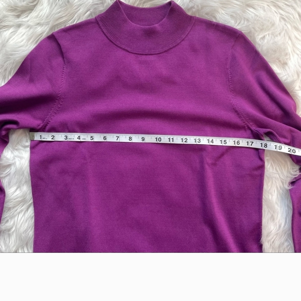 Pendleton Silk Blend Mock Turtleneck Sweater Small - Picture 2 of 3